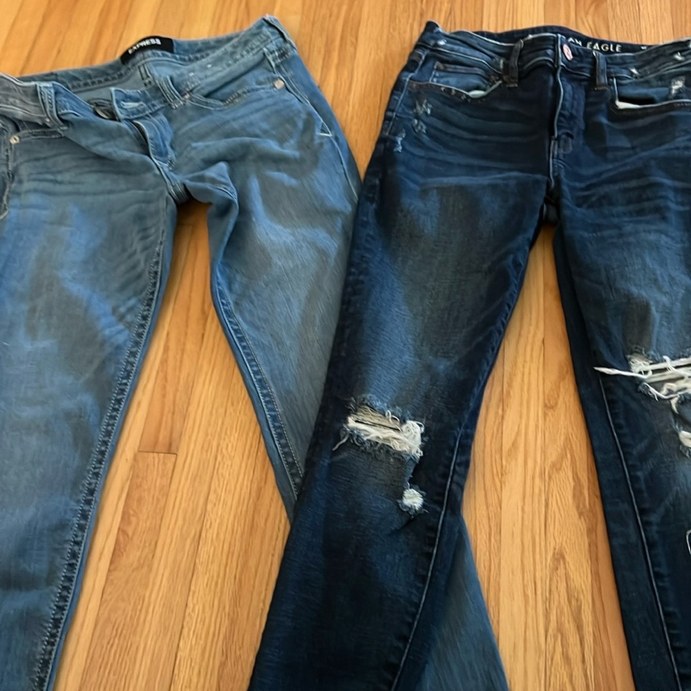 Express  Jeans women’s and American Eagle jeans